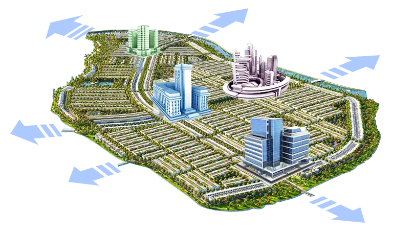 Pilass parking - nhiều cổng vào ra